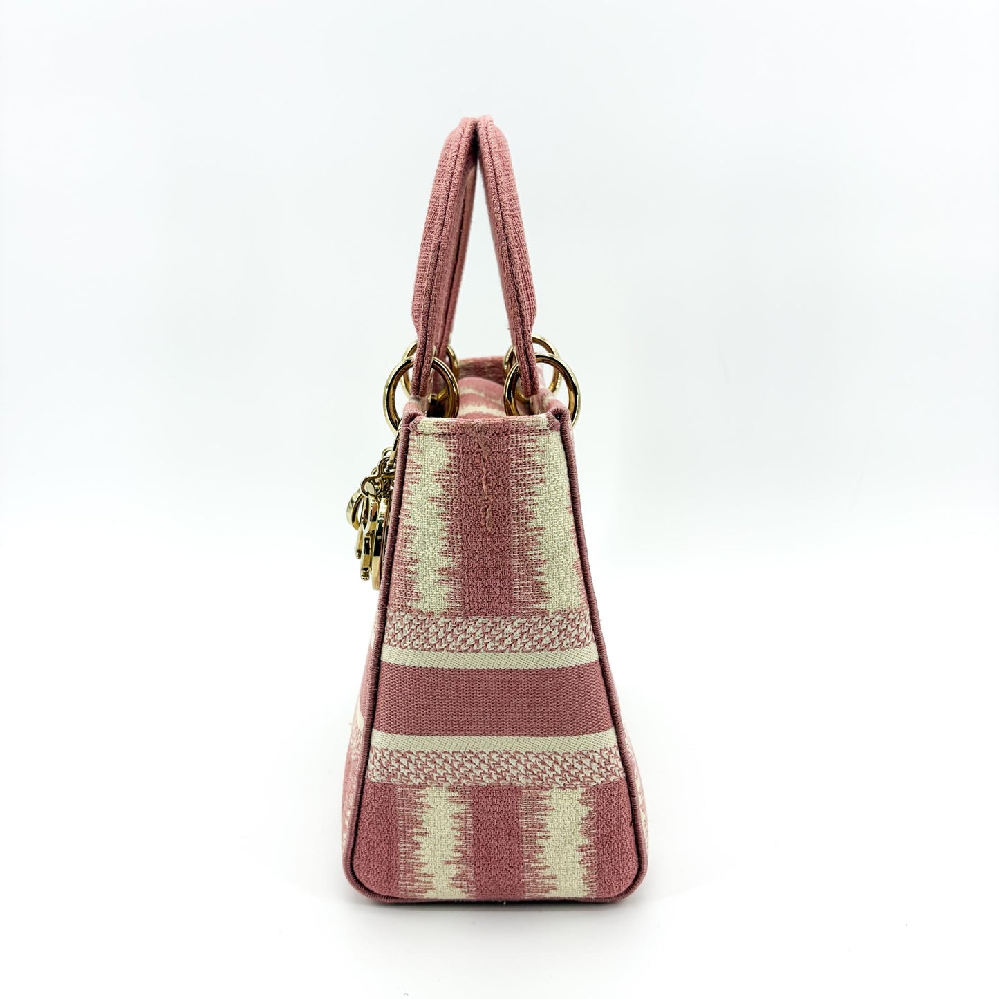 Dior Medium Lady Delight Pink Icart Canvas