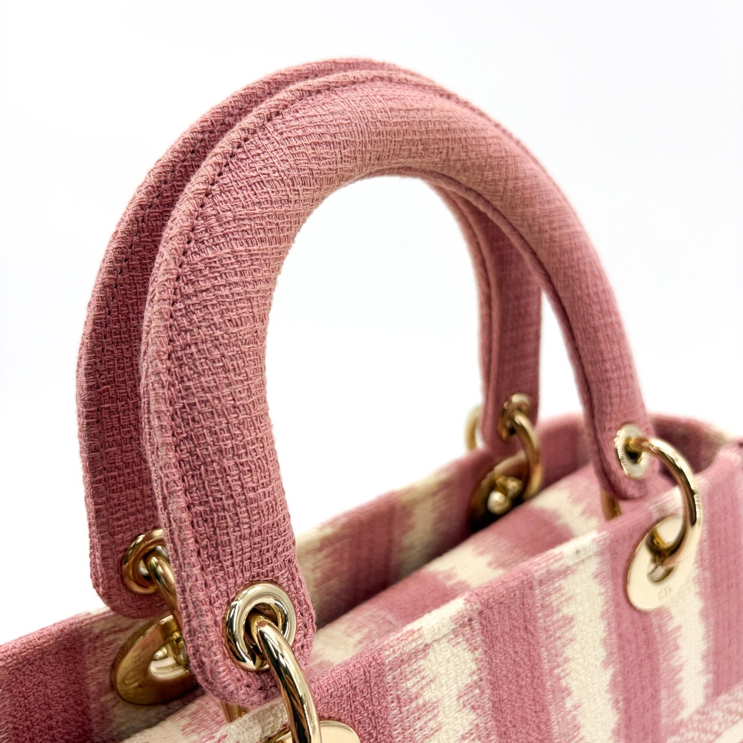 Dior Medium Lady Delight Pink Icart Canvas