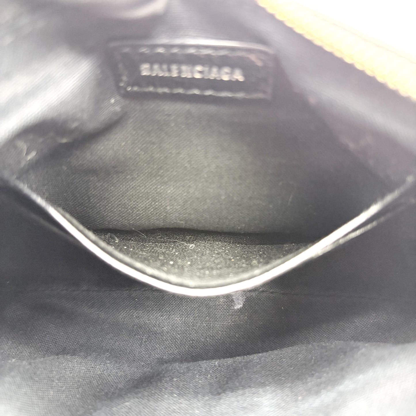 Balenciaga Le Cagol Mini Chain Shoulder Bag Black