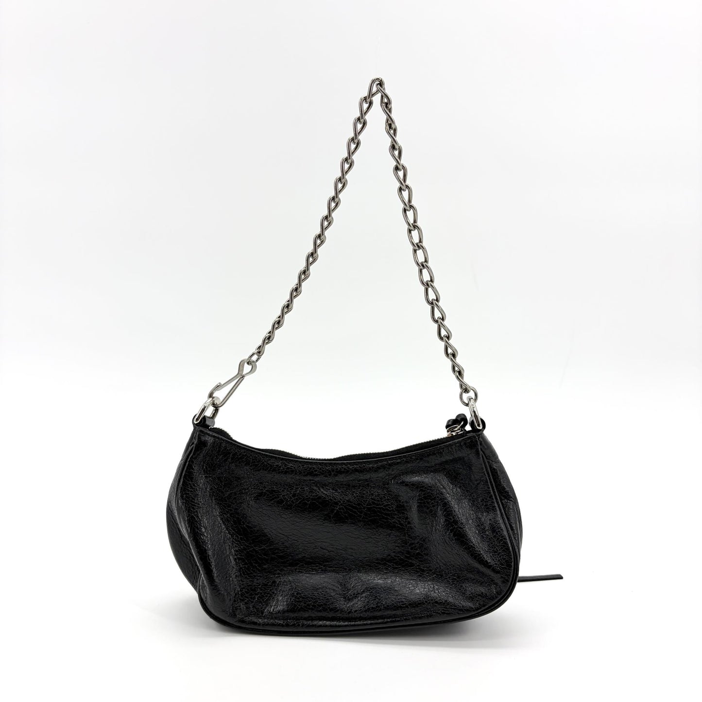 Balenciaga Le Cagol Mini Chain Shoulder Bag Black