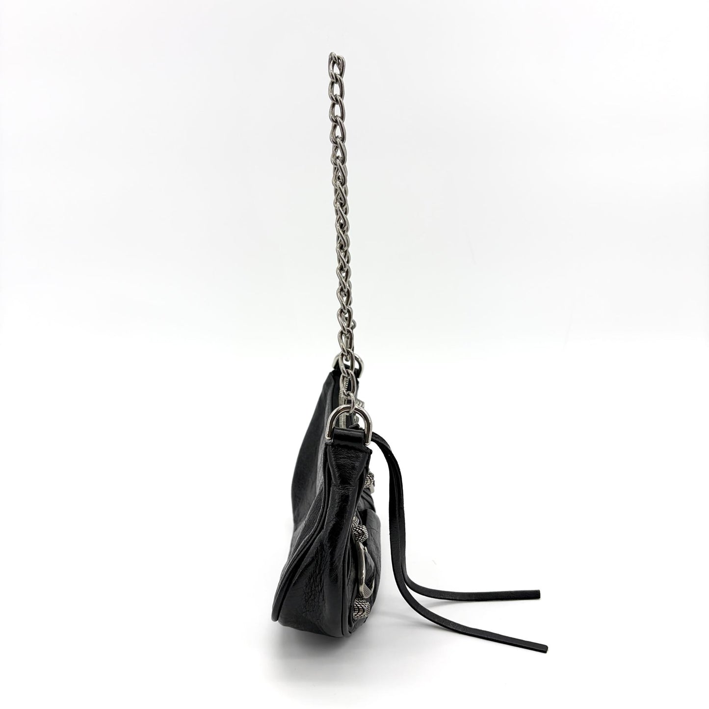 Balenciaga Le Cagol Mini Chain Shoulder Bag Black