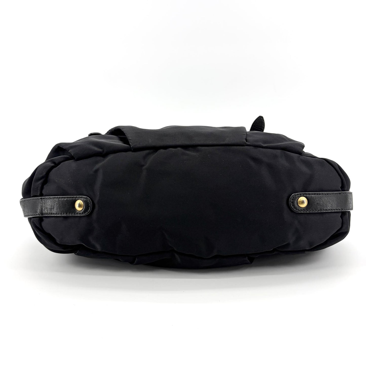 Prada Tessuto Gaufre 2-way Tote Bag Black