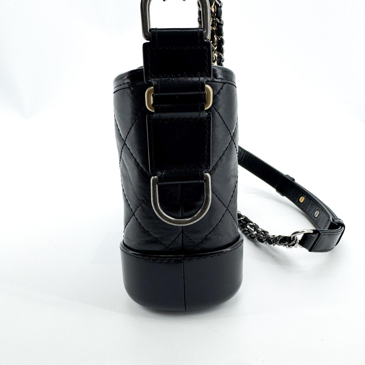 Chanel Gabrielle Small Hobo Bag Vintage Calfskin Black