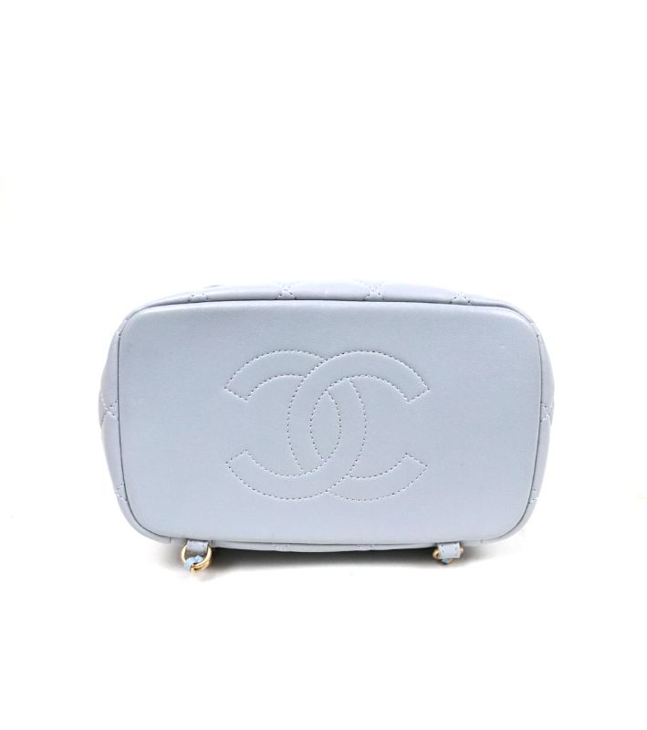 Chanel Blue 19 Backpack
