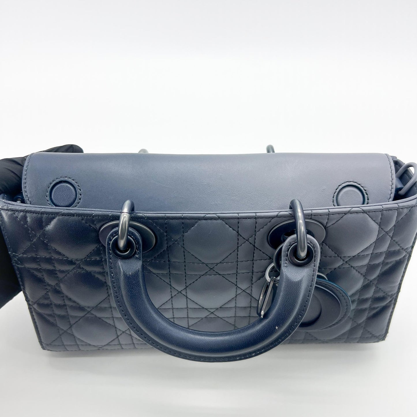 Dior Lady Dejoy Bag Medium Gradient Navy