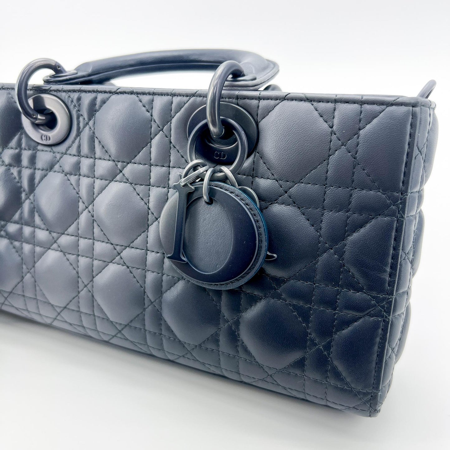 Dior Lady Dejoy Bag Medium Gradient Navy