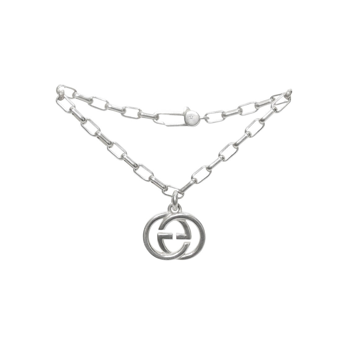 Gucci Interlocking G Silver Bracelet
