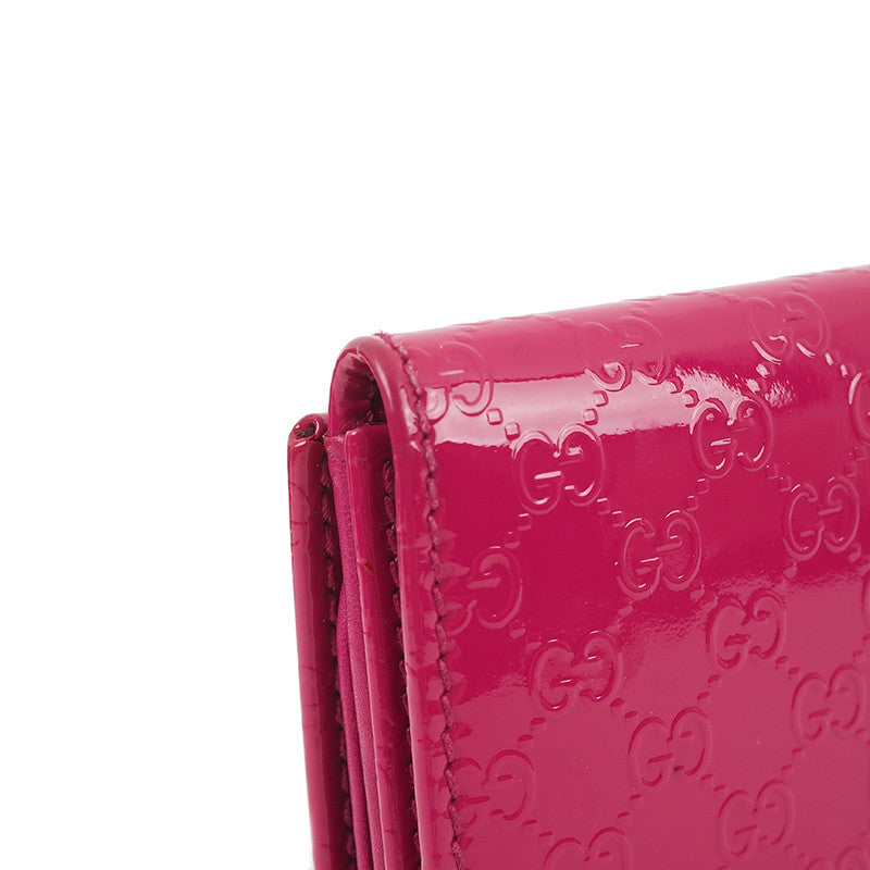 Gucci 309754 Patent Long Wallet