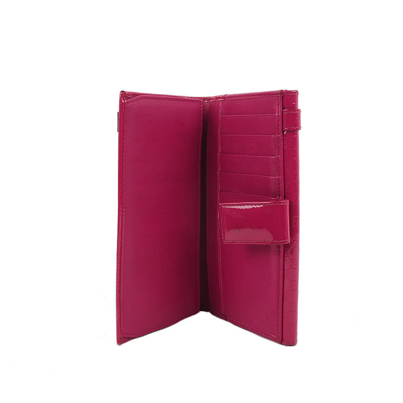 Gucci 309754 Patent Long Wallet