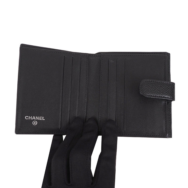 Chanel Small Flap Caviar Timeless Wallet