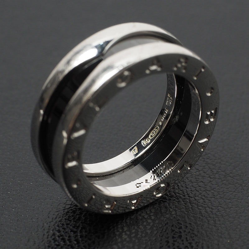 Bulgari Silver Ceramic Save the Children Ring