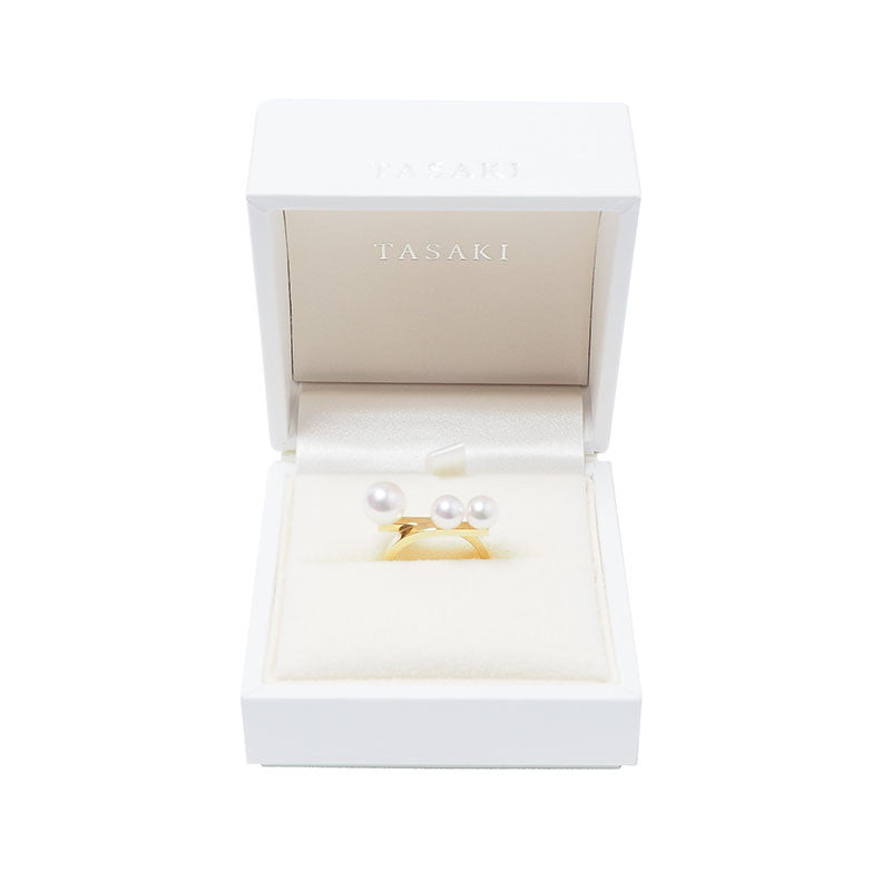 Tasaki Yellow Gold Balance Pearl Ring
