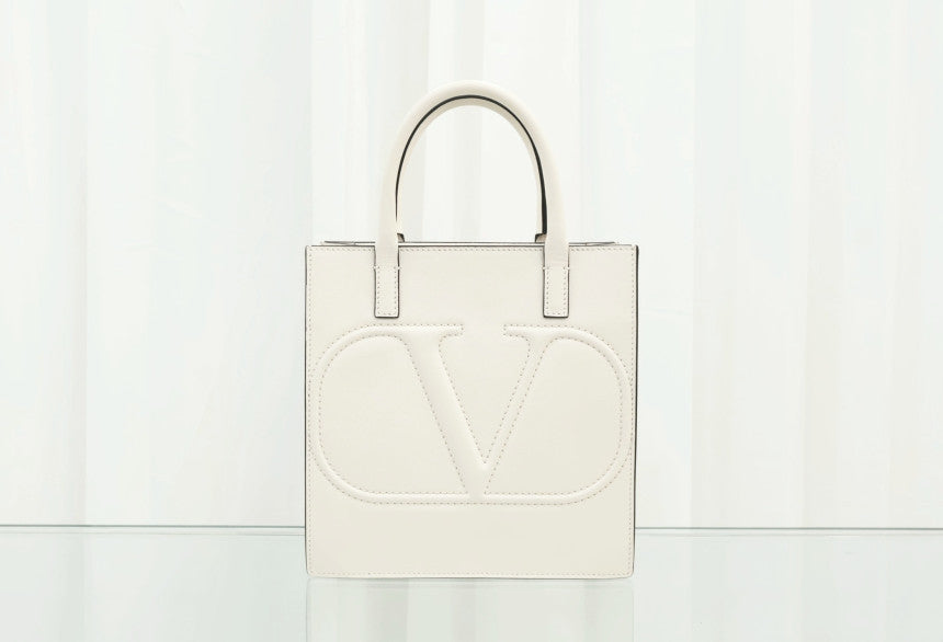 V Logo Work Small Square Two-Way Tote Bag 2W5B0H23MNL