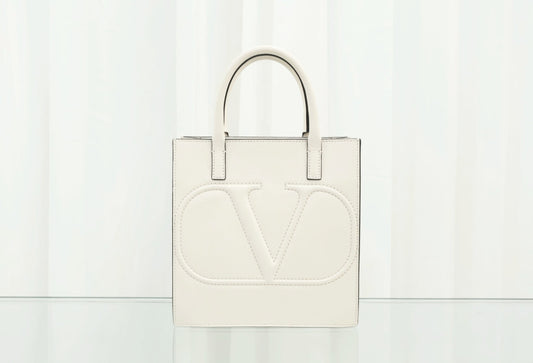 V Logo Work Small Square Two-Way Tote Bag 2W5B0H23MNL