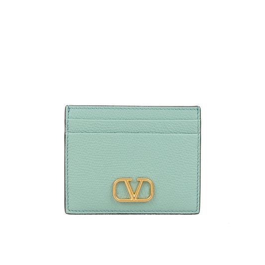Valentino V logo card wallet