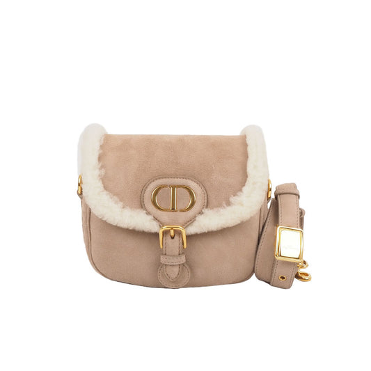 Dior M9317UMMN Shearling Barbie Small Shoulder Bag