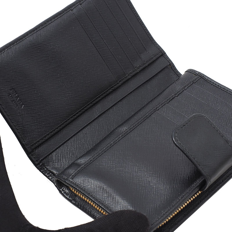 Prada 1M1225 Saffiano Medium Wallet