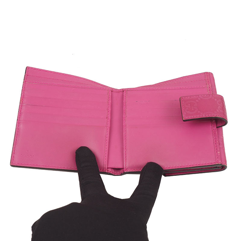 Gucci 406925 Cima Ribbon Bow Medium Wallet