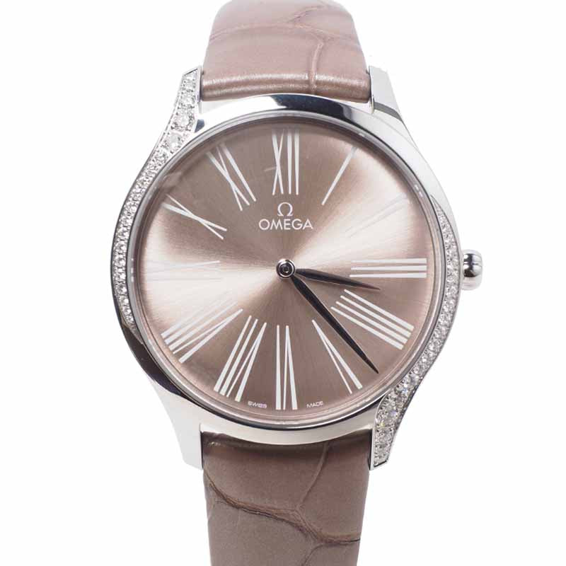 Omega De Ville Treasure Quartz Leather Band Watch