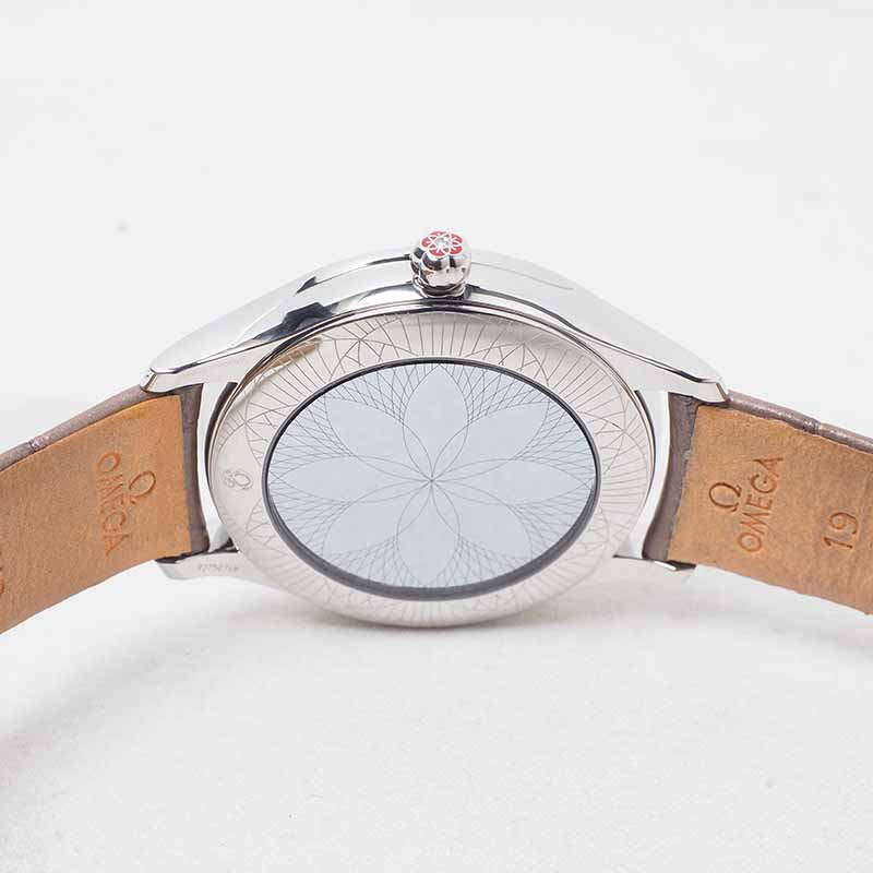 Omega De Ville Treasure Quartz Leather Band Watch