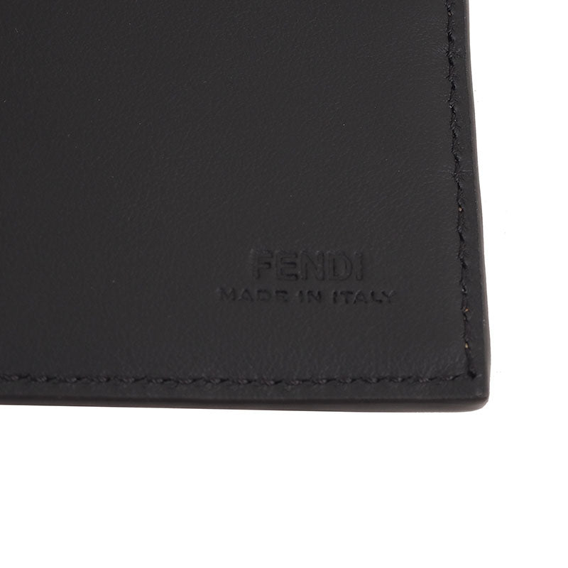 Fendi 7M0624 FF Fabric Studded Long Wallet