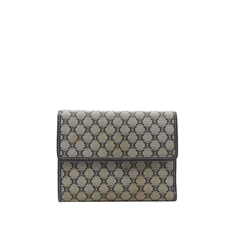 Celine C Canvas Medium Wallet