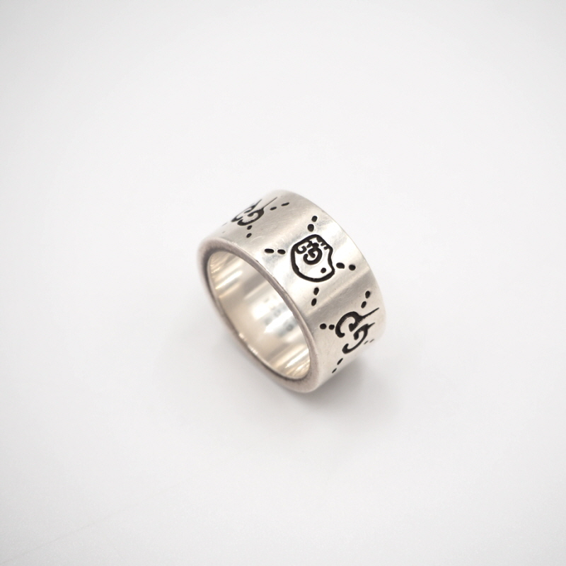 Gucci 455318 Silver Ghost Ring