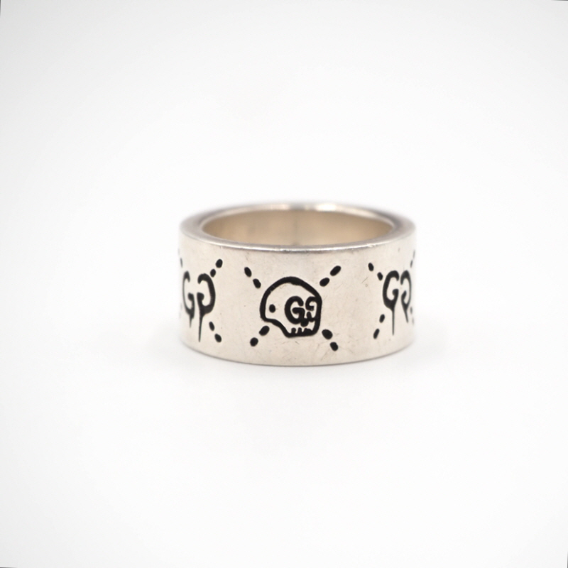 Gucci 455318 Silver Ghost Ring