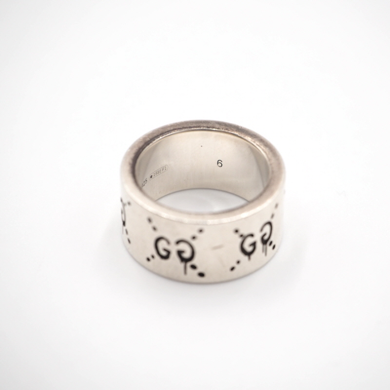 Gucci 455318 Silver Ghost Ring