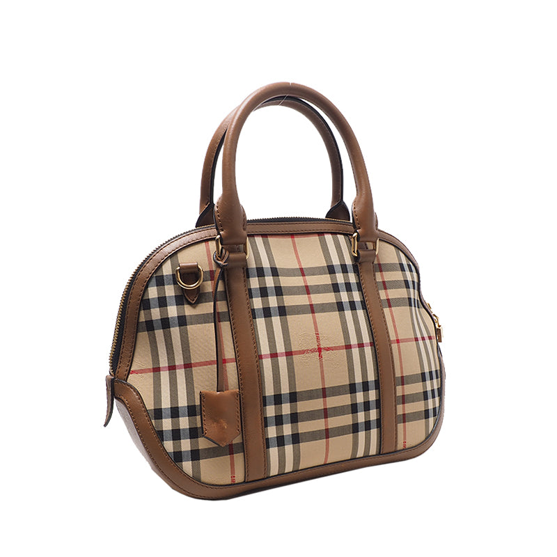 Burberry 3939335 Orchard Horseferry Check Tote Bag