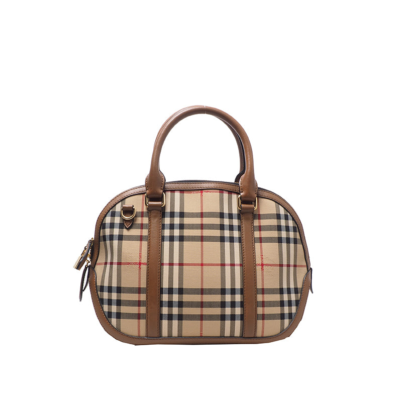Burberry 3939335 Orchard Horseferry Check Tote Bag