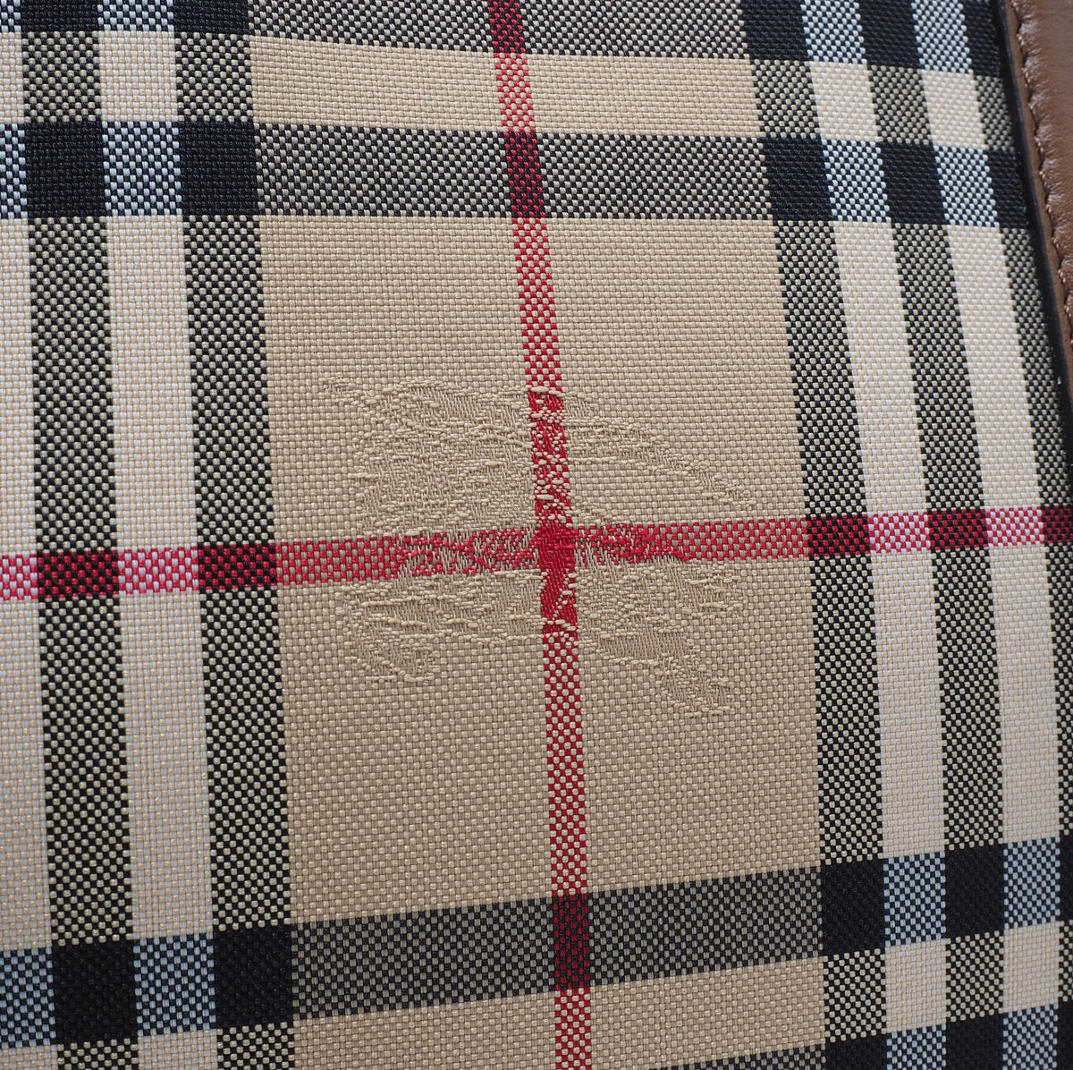 Burberry 3939335 Orchard Horseferry Check Tote Bag