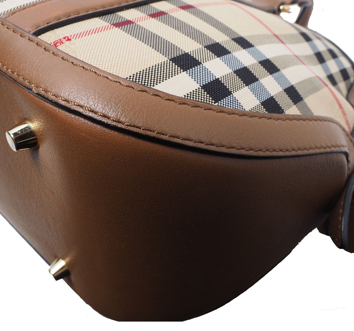 Burberry 3939335 Orchard Horseferry Check Tote Bag