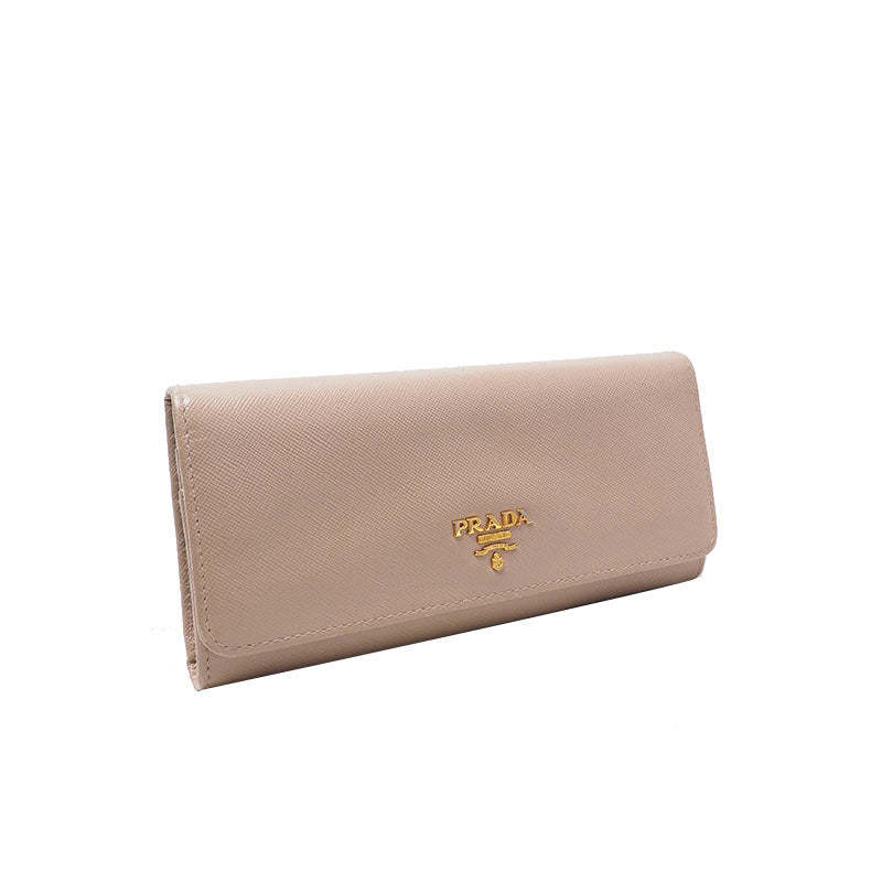Prada 1MH132 Saffiano long wallet