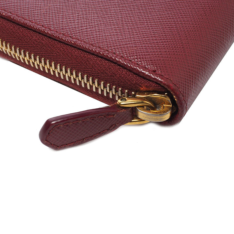 Prada 1ML001 Saffiano Zippy Medium Wallet
