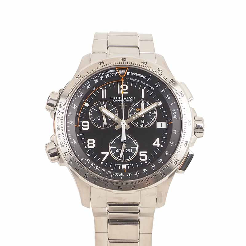 Hamilton H77912 Khaki X Wind GMT Chronograph Quartz Watch