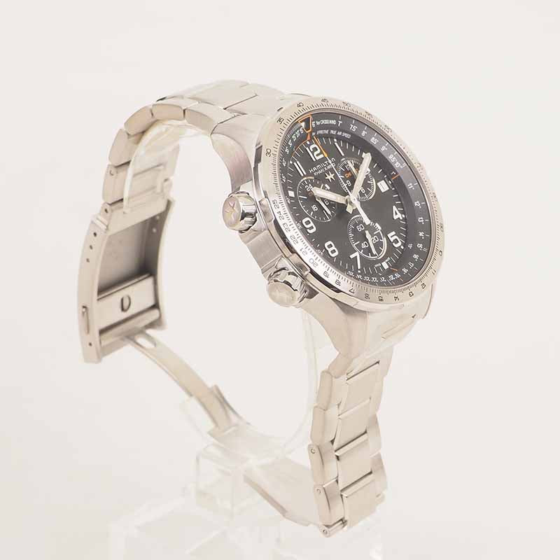 Hamilton H77912 Khaki X Wind GMT Chronograph Quartz Watch