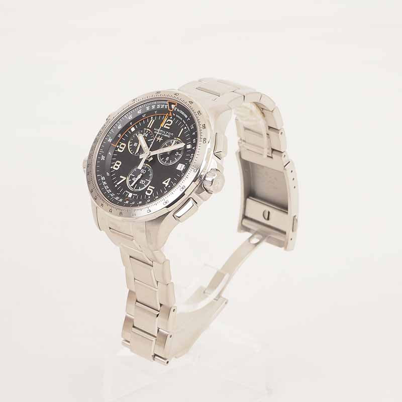 Hamilton H77912 Khaki X Wind GMT Chronograph Quartz Watch