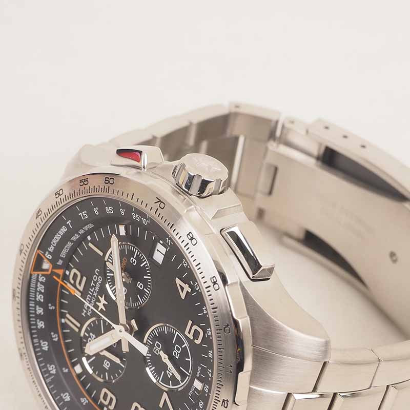 Hamilton H77912 Khaki X Wind GMT Chronograph Quartz Watch
