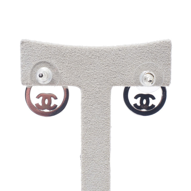 Chanel A96562 CC Logo Cubic Circle Earrings