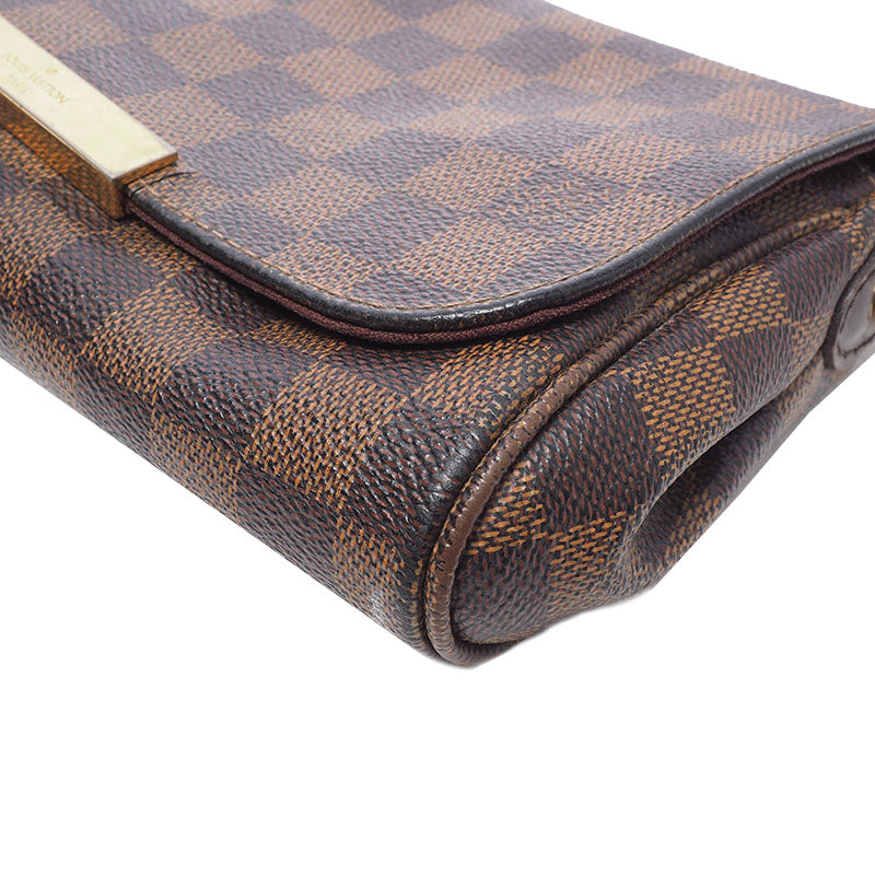Louis Vuitton N41276 Damier Ebene Favorite PM Crossbody Bag