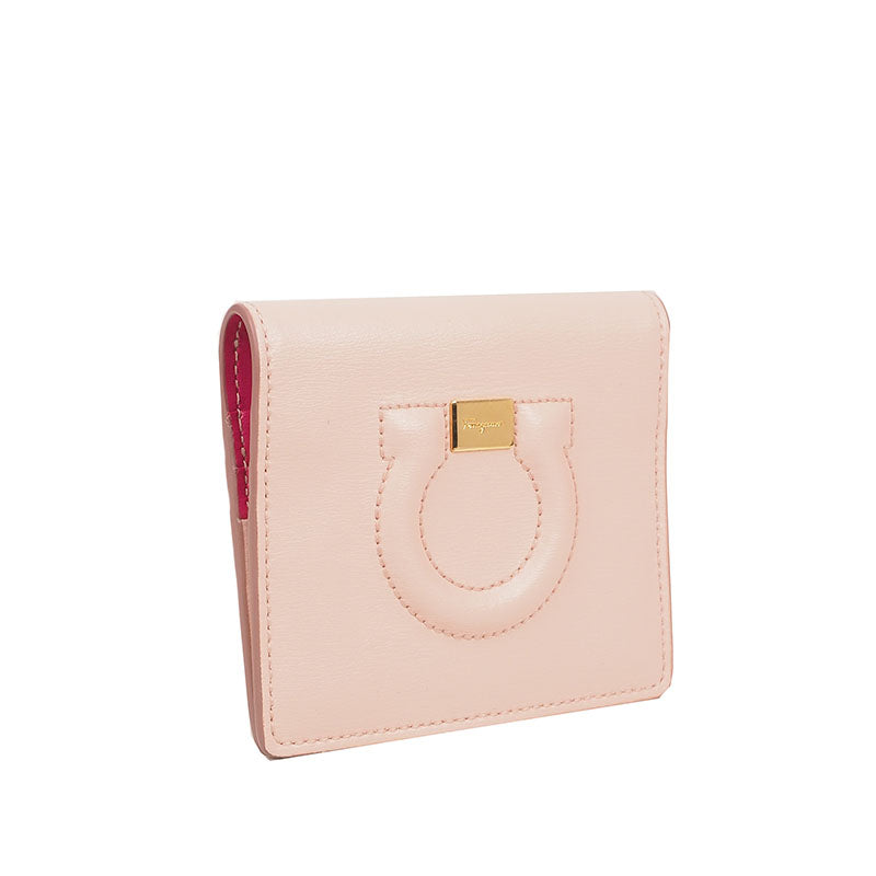 Ferragamo 22-C847 Gancini Compact 9CC Card Holder