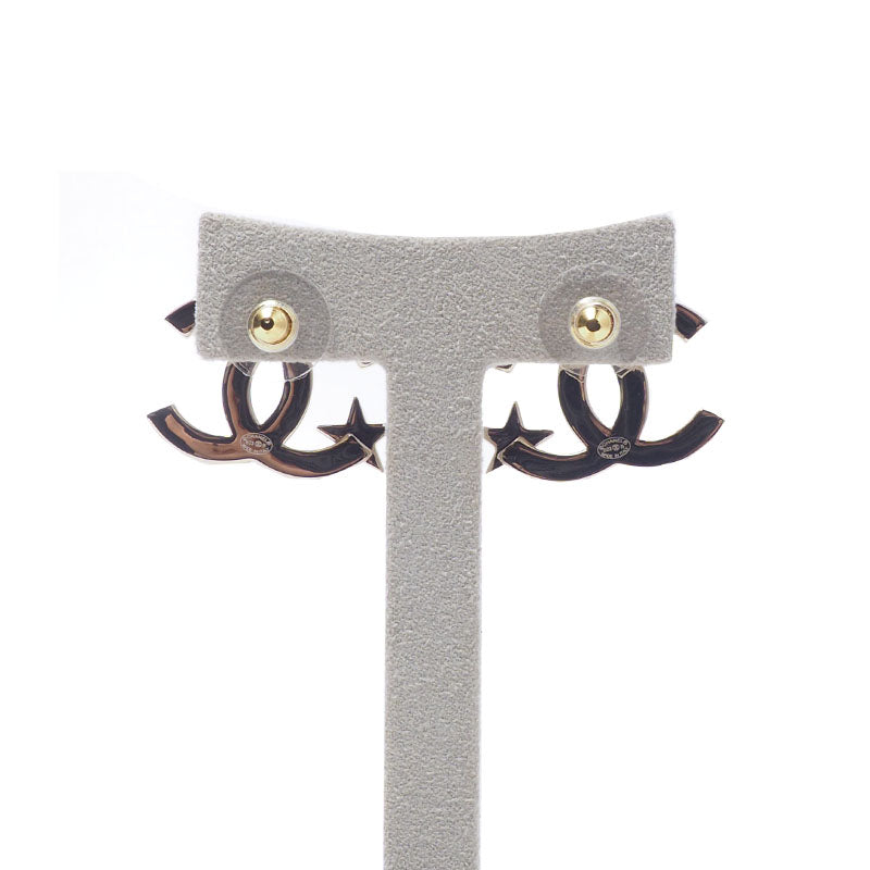 Chanel ABB491 CC Logo Star Earrings