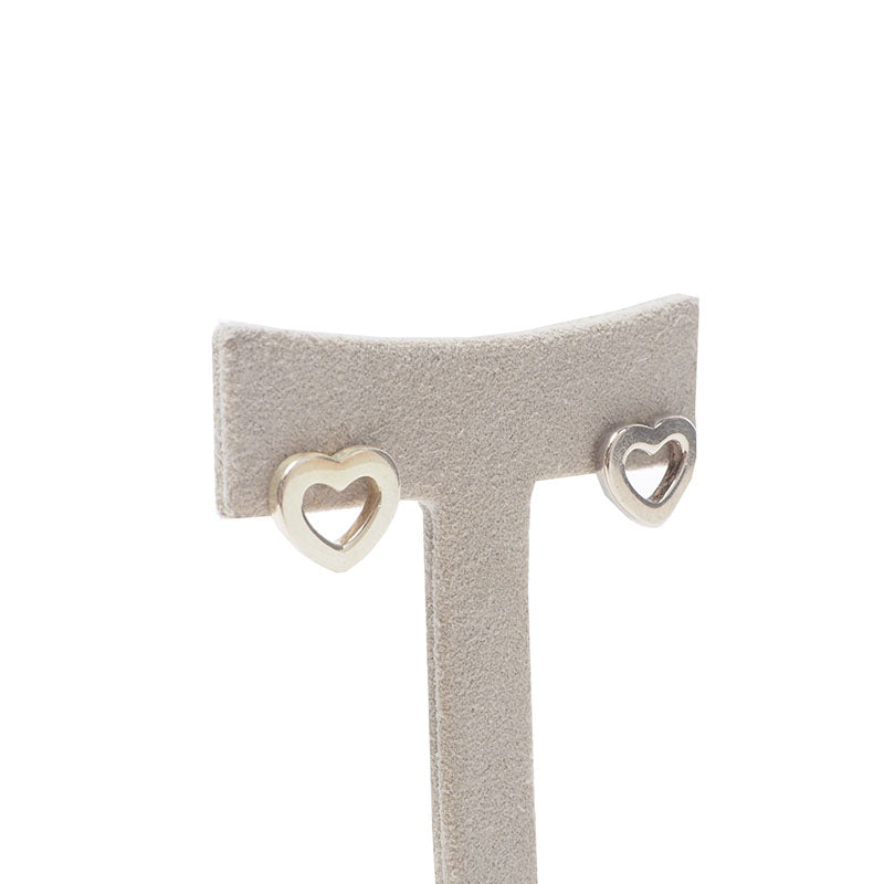 Tiffany Heart Silver Earrings