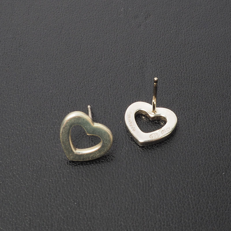 Tiffany Heart Silver Earrings