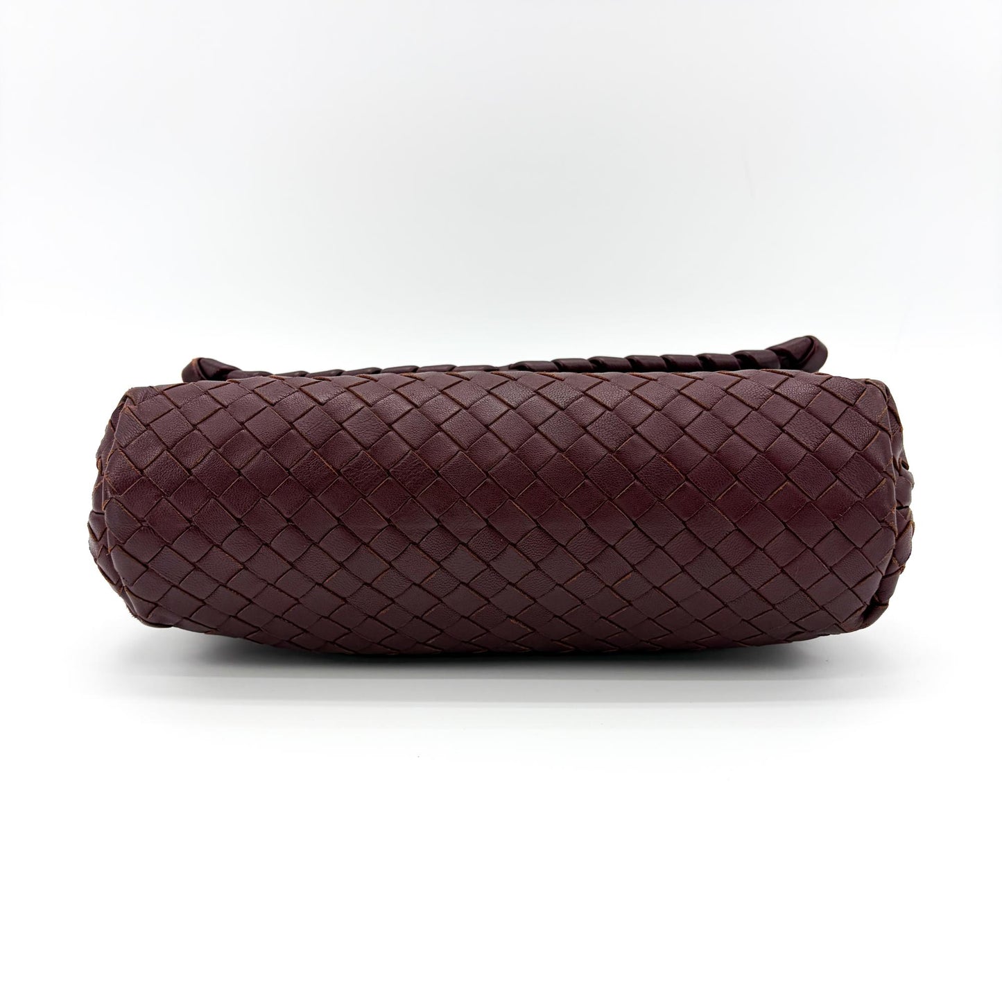 Bottega Veneta Intrecciato Medium Olympia Bag Burgundy