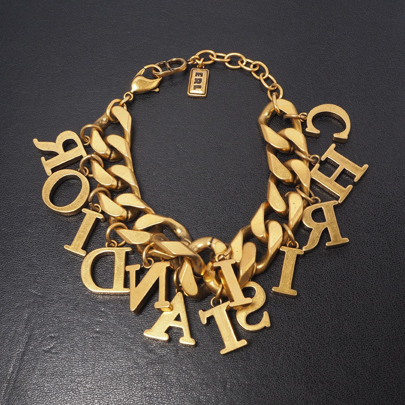 Dior D907 Gold Chain Bracelet