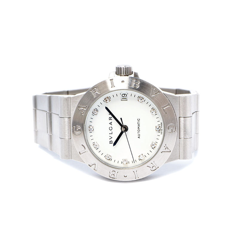 Bulgari LCV29S Diagono Diamond Automatic Watch