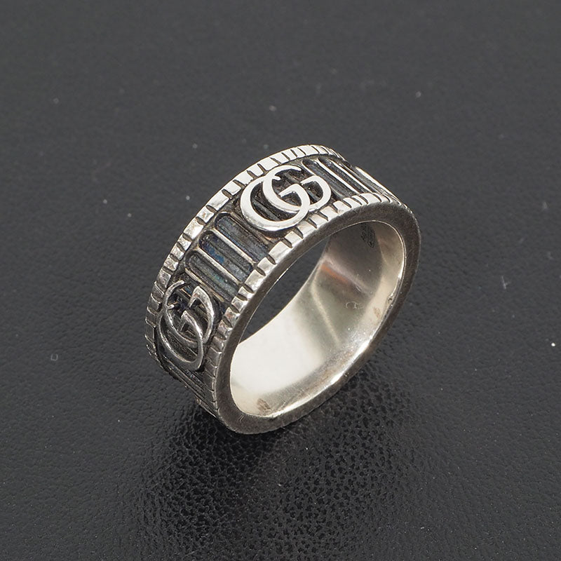 Gucci 551899 Marmont Double G Silver Ring