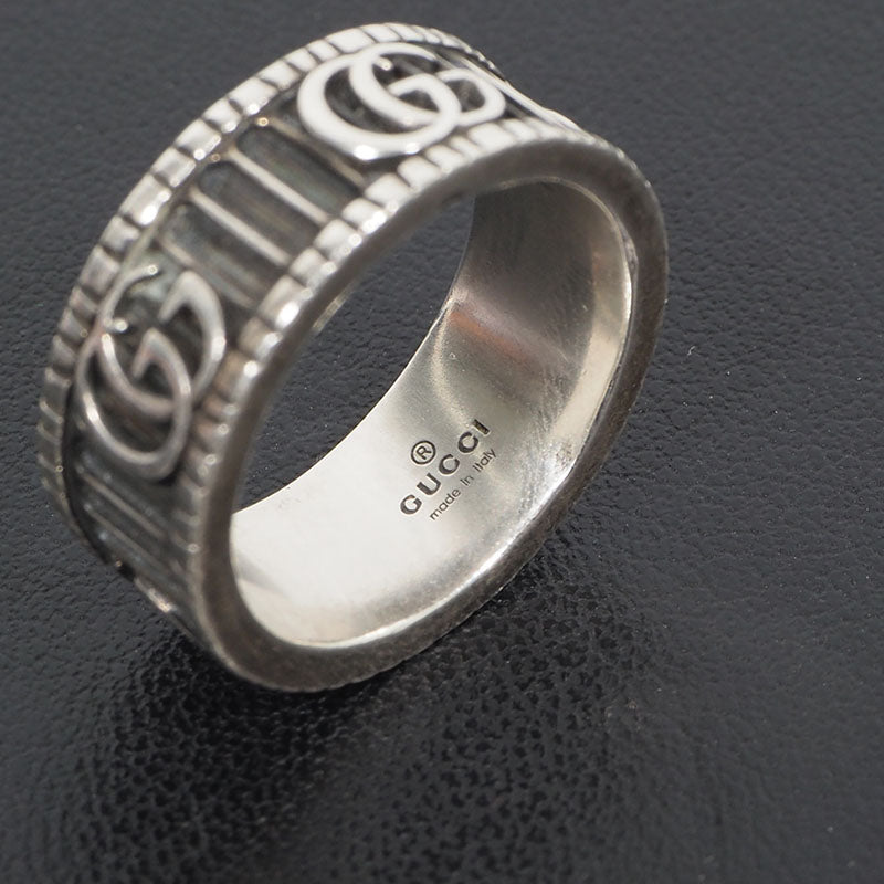 Gucci 551899 Marmont Double G Silver Ring